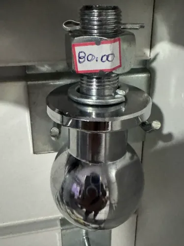 Bola metálica maciça cromada para engate na promoção 