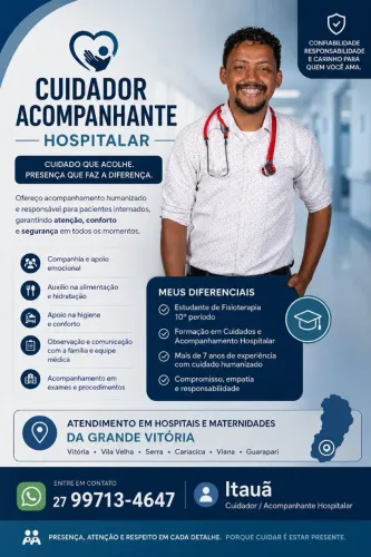 CUIDADOR ACOMPANHANTE HOSPITALAR