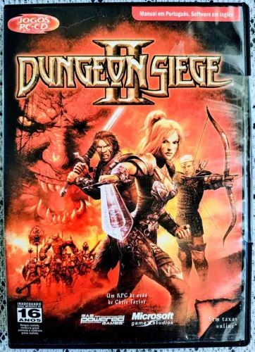 Jogo Dungeon Siege II PC Original Completo 4 Discos Funcionando