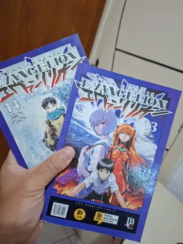 Mangás evangelion. Jbc. Volumes 13 e 14