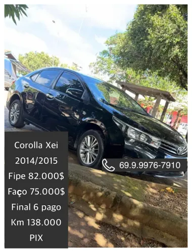 Toyota Corolla XEI 2.0 Flex 16V Aut. 2015