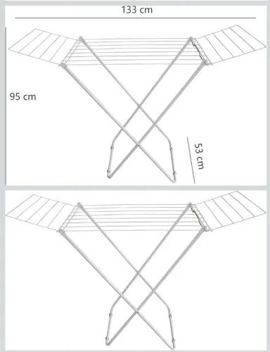 Varal de chão buenos Aires maxeb 1,33m
