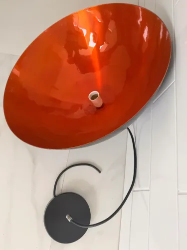 Luminária pendente meia lua 