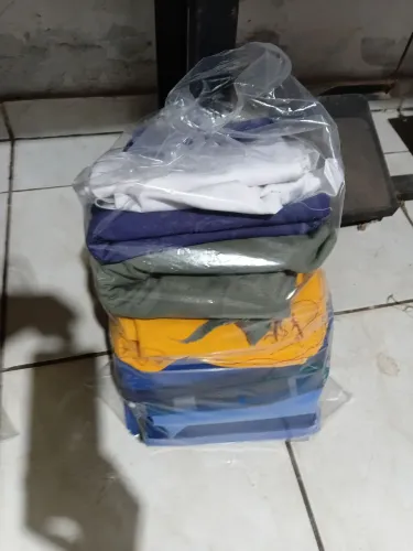 Saco de retalhos grandes de tecido Brim leve