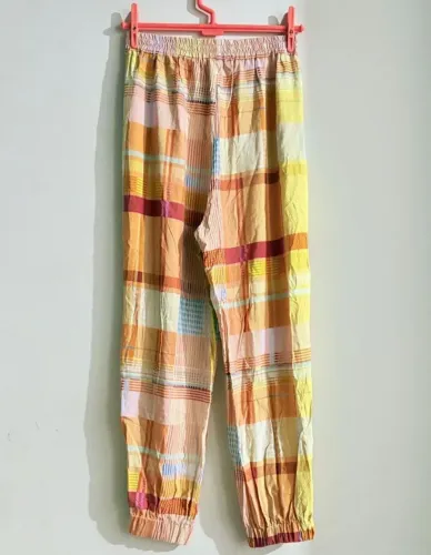 Calça xadrez Farm