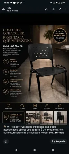 10 Cadeiras Workplastic