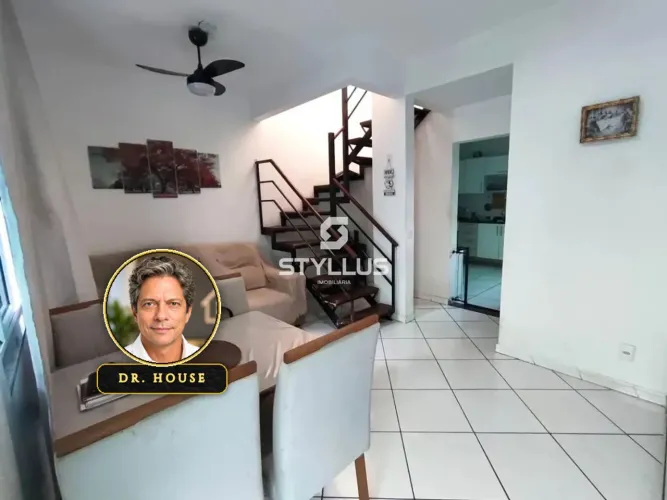 Casa Triplex em Condomínio Fechado com Varanda e Terraço Gourmet no Engenho Novo! M16S