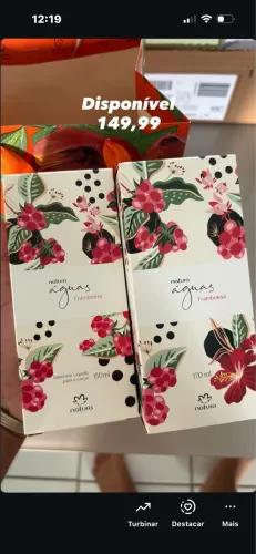 KIT NATURA AGUAS FRAMBOESA