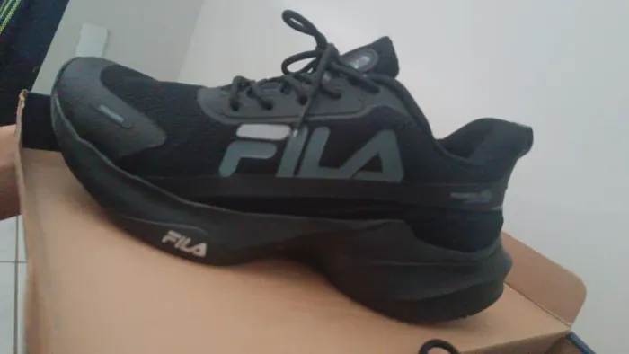 Sapato fila lite preto e cinza N 39 novo