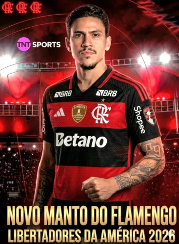 Camisa FLAMENGO ADIDAS OFICIAL, Padrão 1, Versão LIBERTADORES 2026