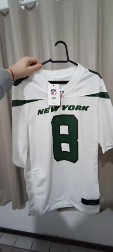 Jersey Camisa NFL New York Jets Aaron Rodgers #8 Nova Original Importada EUA