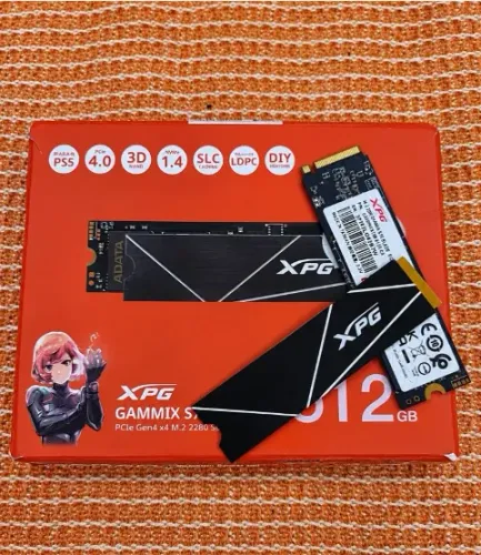 SSD XPG Gammix S70 Blade 512GB NVMe M.2 PCIe 4.0 - 7400MB/s
