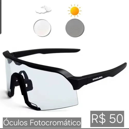 Óculos fotocromático Ciclismo e Corrida
