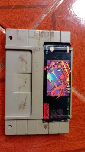 cartucho super nintendo super metroid