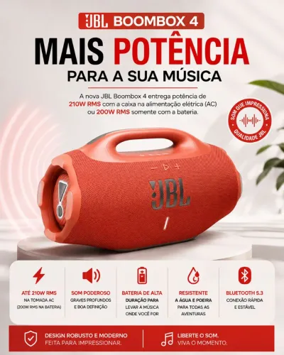 Jbl Boombox 4. Só venda. Zero