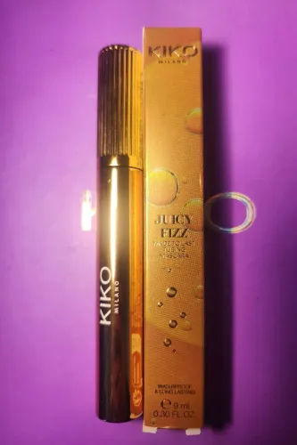 Máscara de cílios Kiko Milano Juicy Fizz Made to last Tubing Mascara Novo