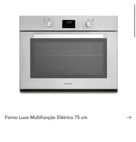 Forno modelo Luce Multifunção Eletrônico Elettromec
