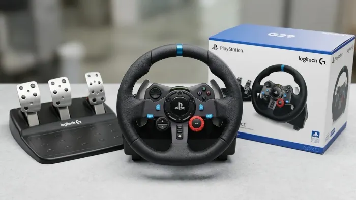 Volante e pedal Logitech G29 Driving Force Para Ps3/ps4/Ps5 e PC