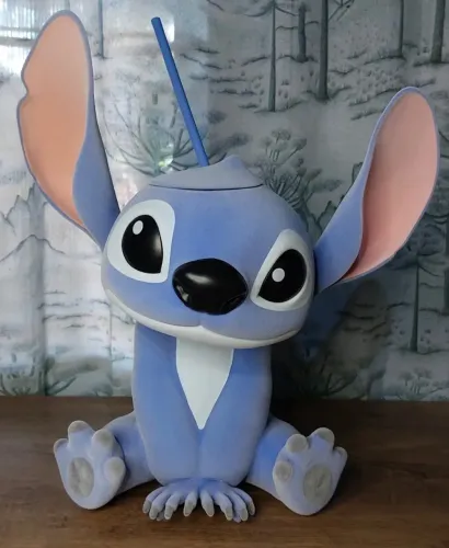 Balde de pipoca stitch novo