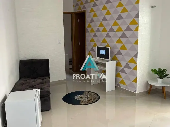 Apartamento com 2 dormitórios para alugar, 46 m² por R$ 3.000,00/mês - Vila Assunção - San