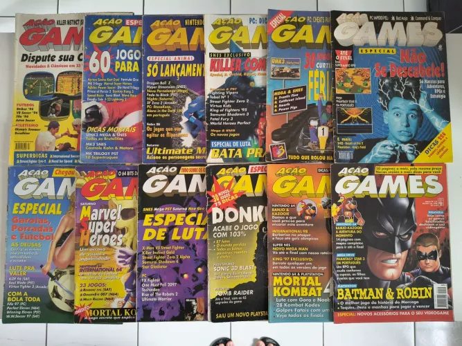 Revistas Ação Games (44 volumes)