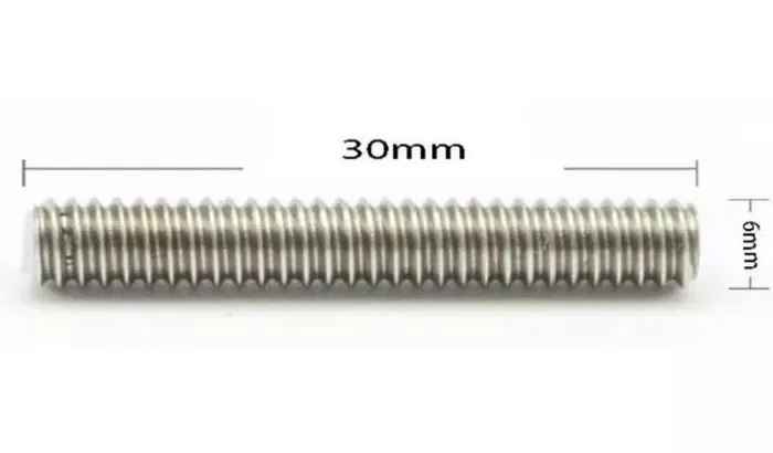 Garganta Mk8 M6 Aço Inoxidável 1.75mm P/ Impressora 3d Arduino Automação COD-CP306