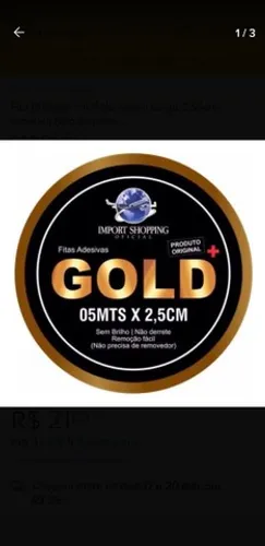 Fita Gold prótese capilar