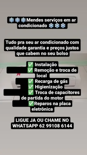 Saia do calor agende já em toda Goiânia seu serviço