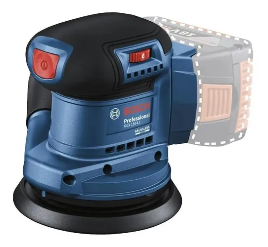 Lixadeira Roto-orbital Gex185-li 18v S/bateria E Car.bosch