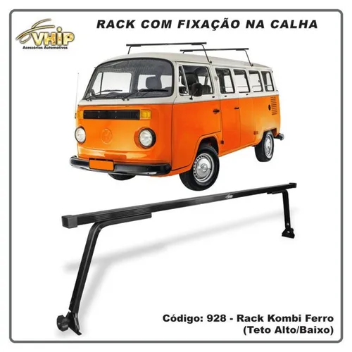 Rack Teto Kombi Barra Ferro