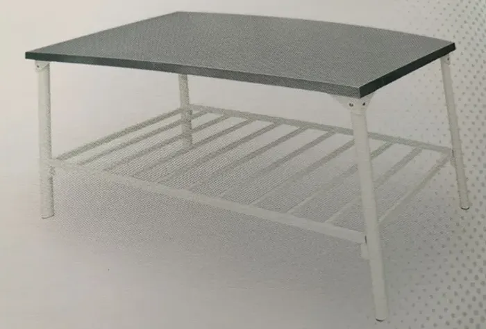 Mesa em Inox 430 0,5mm - 1,40 X 070 com prateleira - Material Novo.