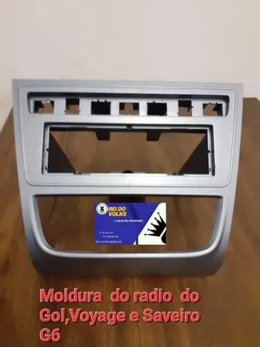 Moldura do rádio, original, do Gol, Voyage e Saveiro G6