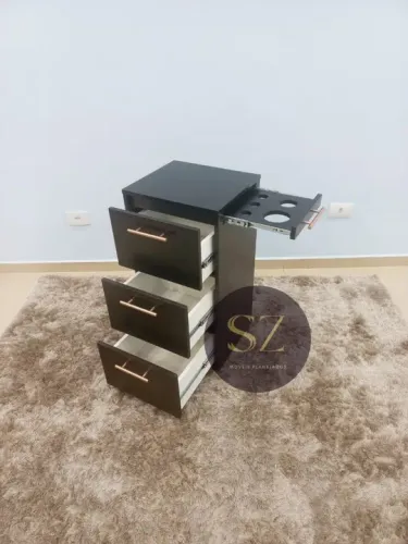 Gaveteiro auxiliar Com porta secador