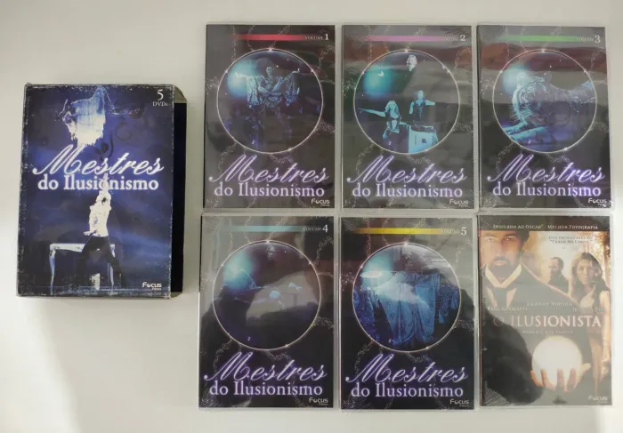 Coleção Mestres do Ilusionismo - 6 DVDs