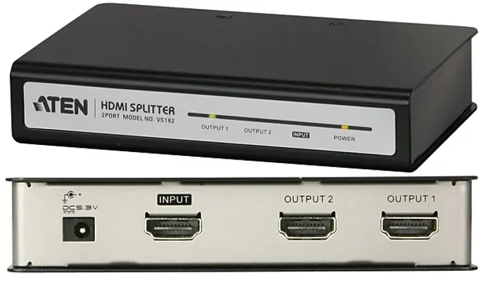 Splitter Hdmi com 2 portas Aten 2-Port Hdmi Splitter (VS182A) Usado Ultra HD 4kx2k e 1080