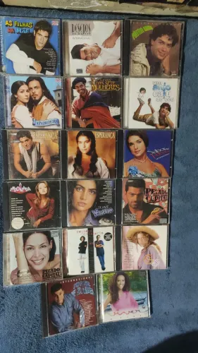 Lote cds de novela sabor da paixão pecado capital musica televisão