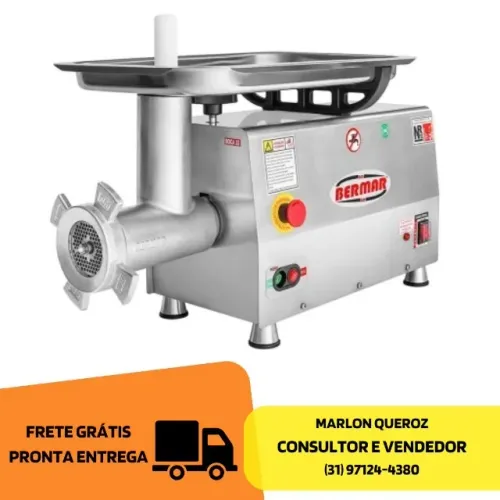 Moedor de Carne Bermar Inox Novo