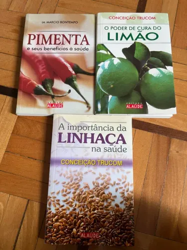 Livros de saúde - Pimenta, Limão e Linhaça