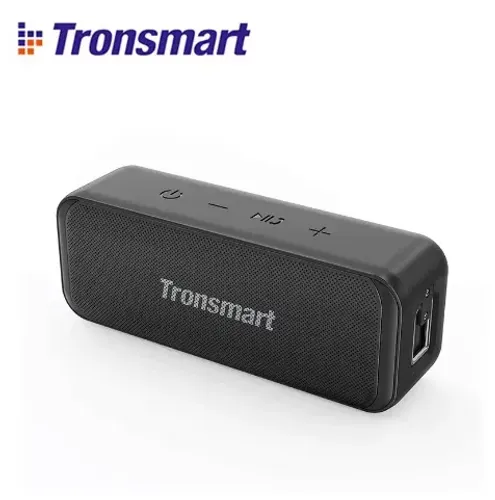 Caixa de Som Tronsmart T2 Mini, Bluetooth, IPX7, Micro SD, Preto 12x 24,62