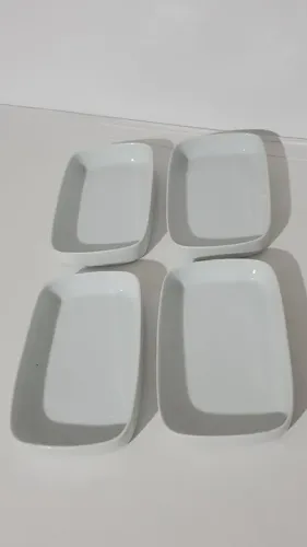 Jogo de 4 travessas de porcelana Schmidt/petisqueira em perfeito estado