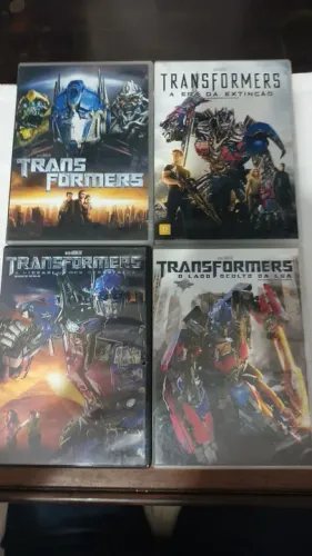 4 filmes dos Transformers dvd 