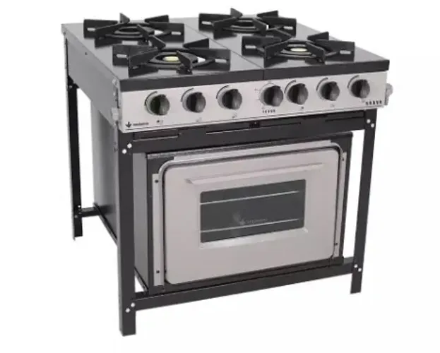 FOGÃO INDUSTRIAL 4BOCAS C FORNO VENACIO
