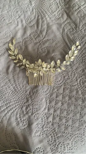 Pente com brilhantes enfeite cabelo