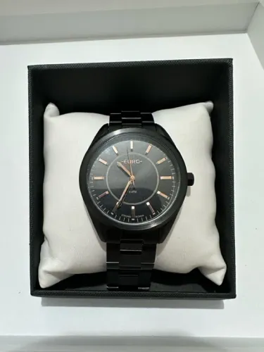 Relógio Euro Preto Feminino