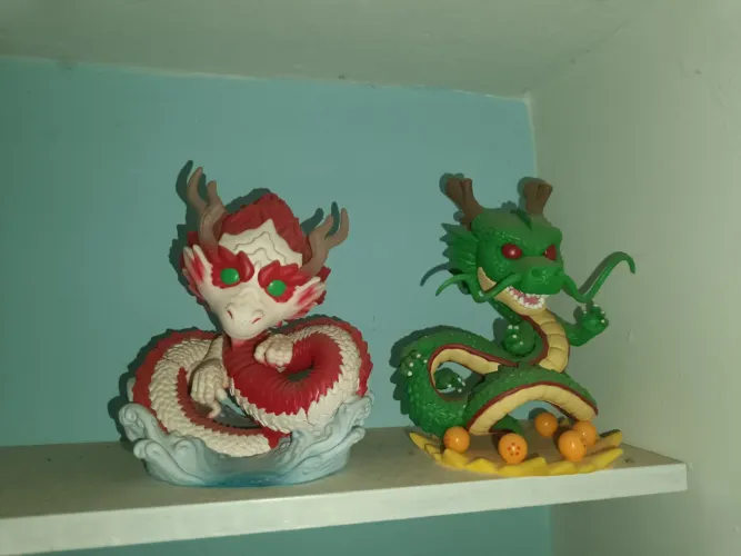 Bonecos de Dragões - Shenron e Ryu