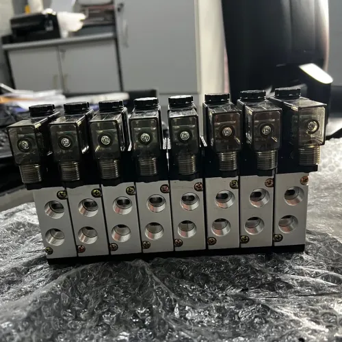 Valvulas penumaticas solenoide de 8 vias bloco monifold 