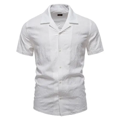 Camisa Manga Curta Branca 100% algodão tamanho M