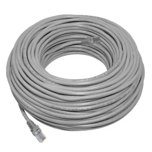 Cabo de Rede CAt6 Rj45 20 Metros Cinza Internet