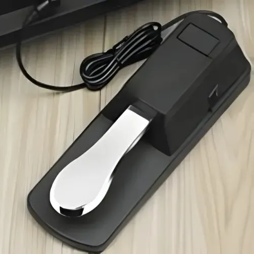 Lacrado Pedal Sustain com Interruptor de Polaridade para Teclado MIDI