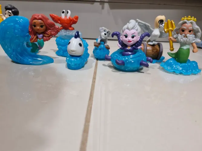 Linda coleção miniaturas completa - A Pequena Sereia